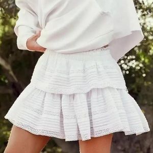Aerie Ruffle Mini Skirt